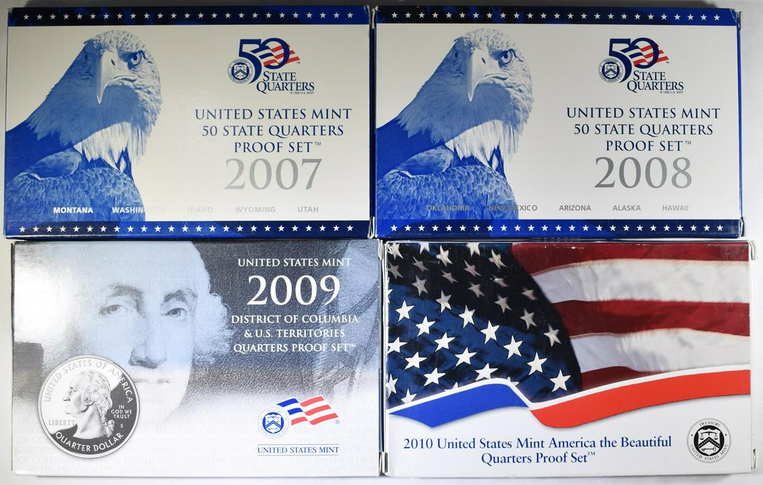 2007-10 US MINT QUARTER PROOF  SETS (1 of 3)