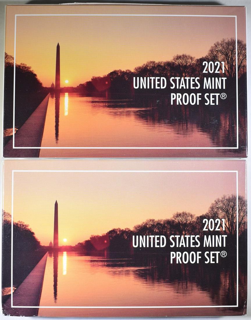 (2) 2021 US PROOF SETS (1 of 3)