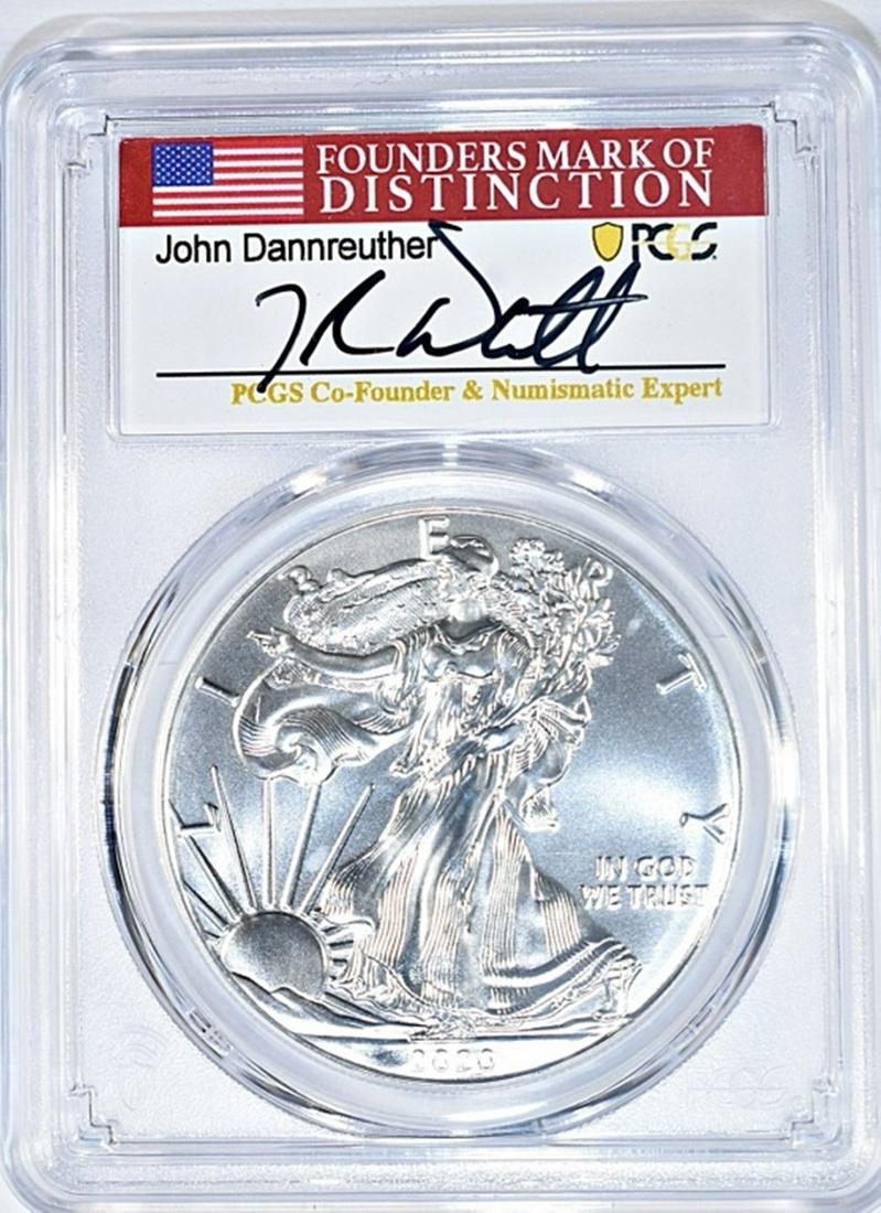 2020-(S)  SILVER EAGLE PCGS MS-70 EMERG ISSUE (1 of 4)