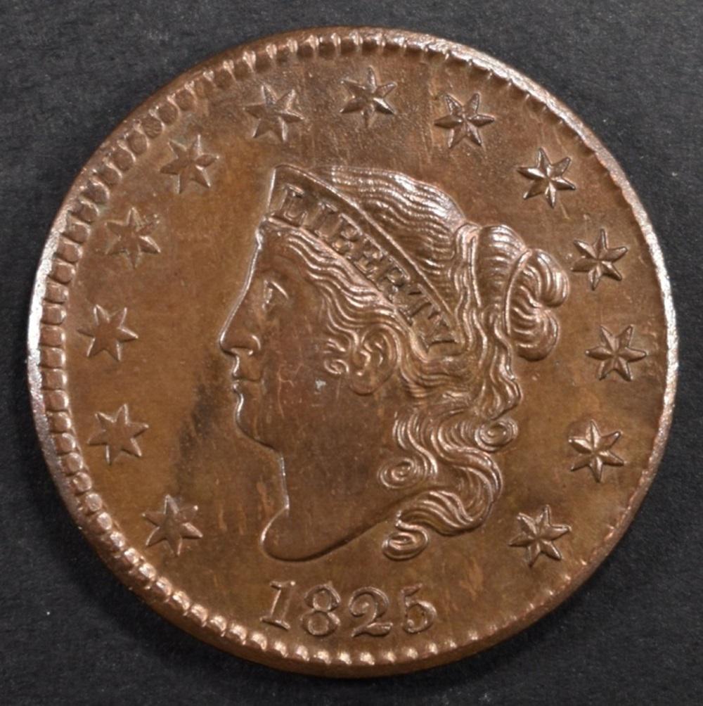 1825 CORONET RB LARGE CENT CH/GEM BU (1 of 2)