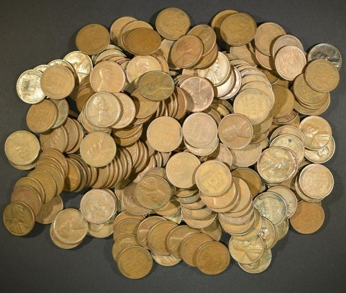 250 MIXED DATE S WHEAT CENTS (1 of 3)