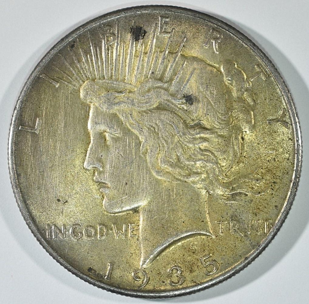 1935 PEACE DOLLAR AU/BU (1 of 2)