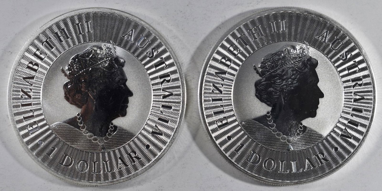 (2) 2022 AUSTRALIAN KANGAROO 1 OZ SILVER ROUNDS (1 of 2)