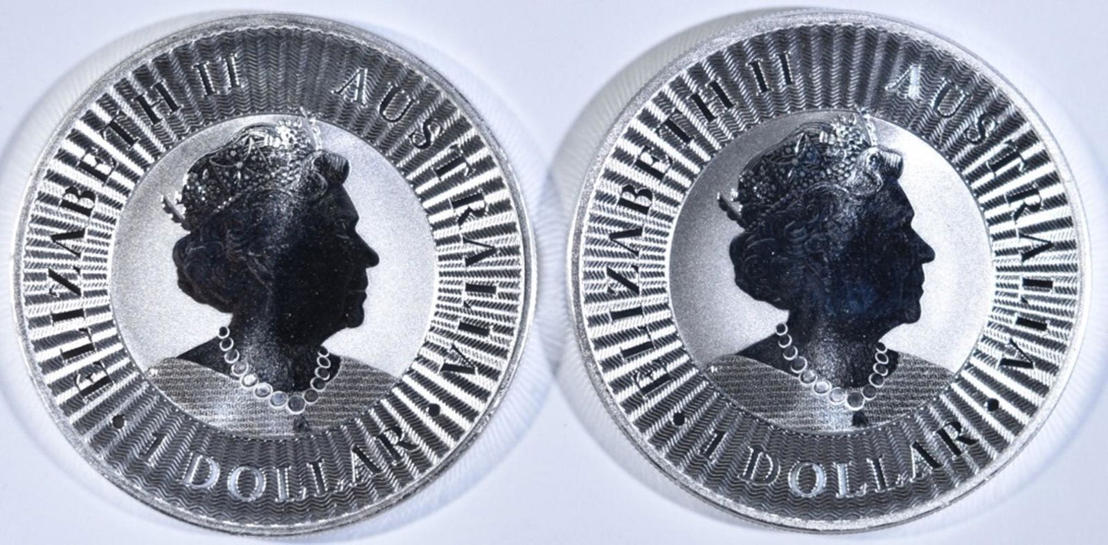 (2) 2022 AUSTRALIAN KANGAROO 1 OZ SILVER ROUNDS (1 of 2)