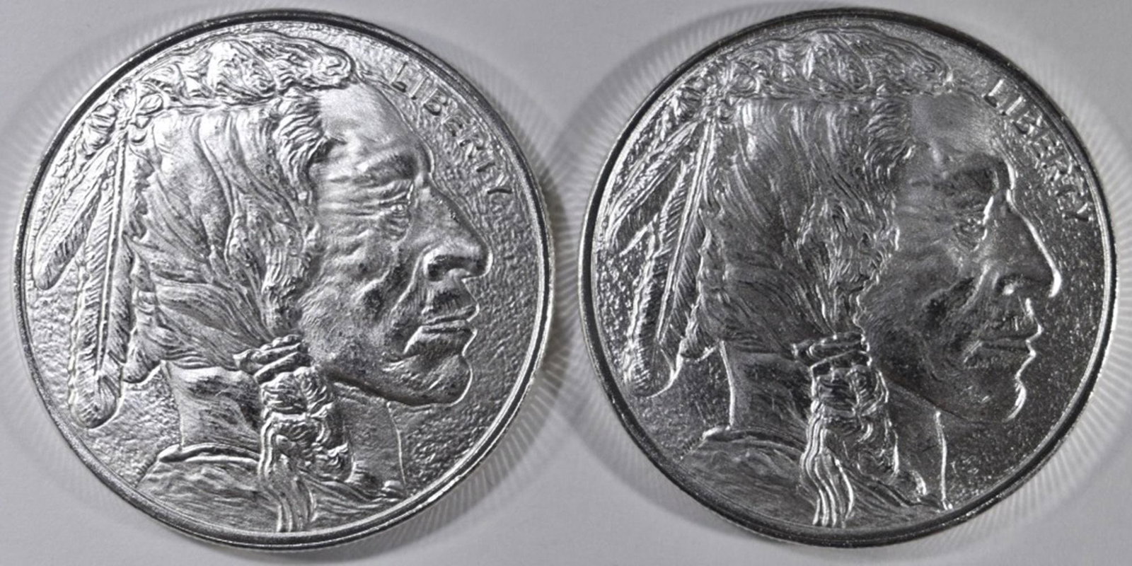 (2) 1 OZ BUFFALO .999 SILVER ROUNDS (1 of 2)