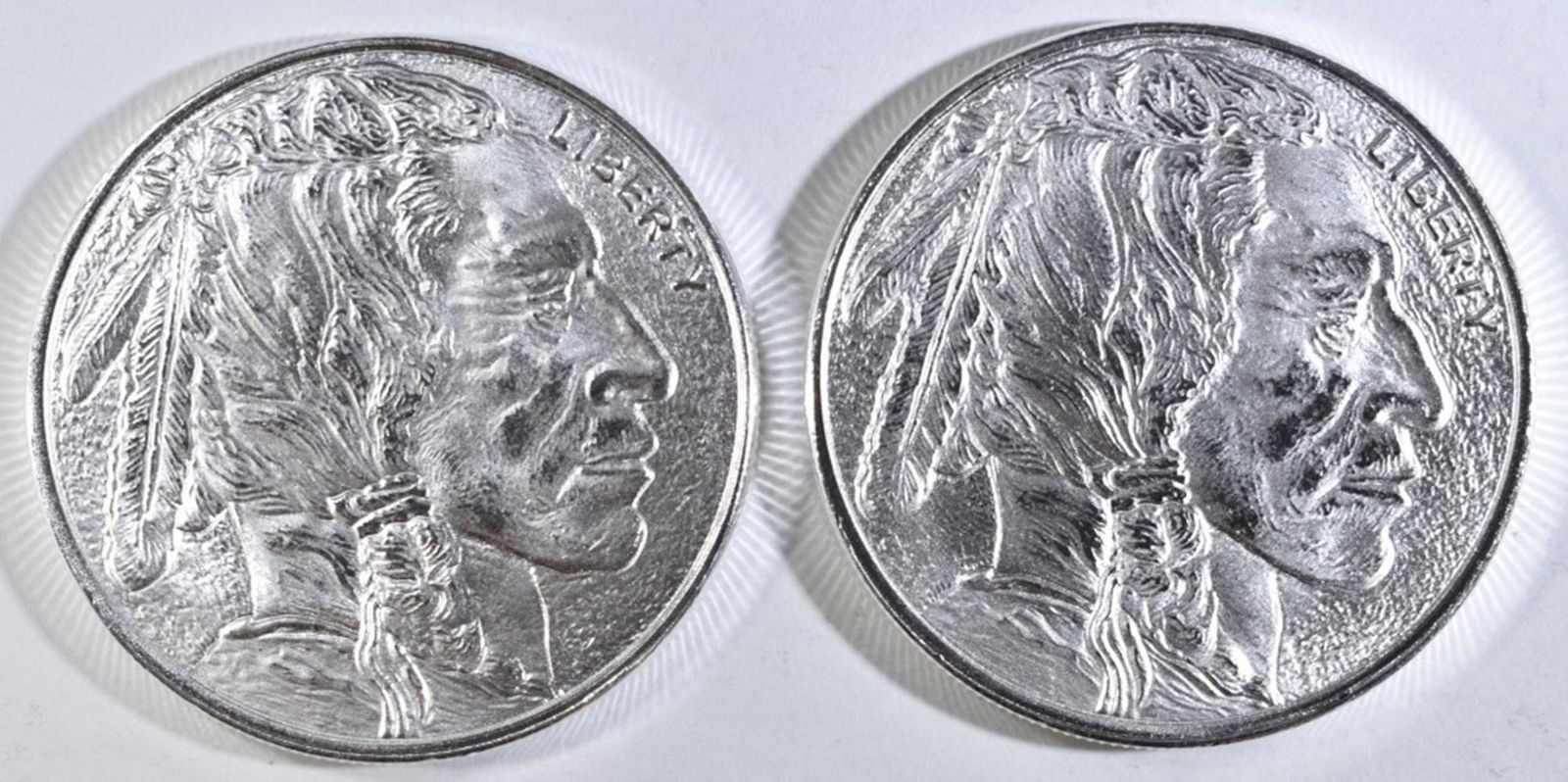 (2) 1 OZ BUFFALO .999 SILVER ROUNDS (1 of 2)