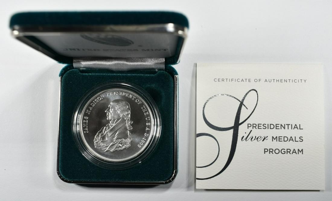 JAMES MADISON PRESIDENTIAL SILVER MEDAL (1 of 4)