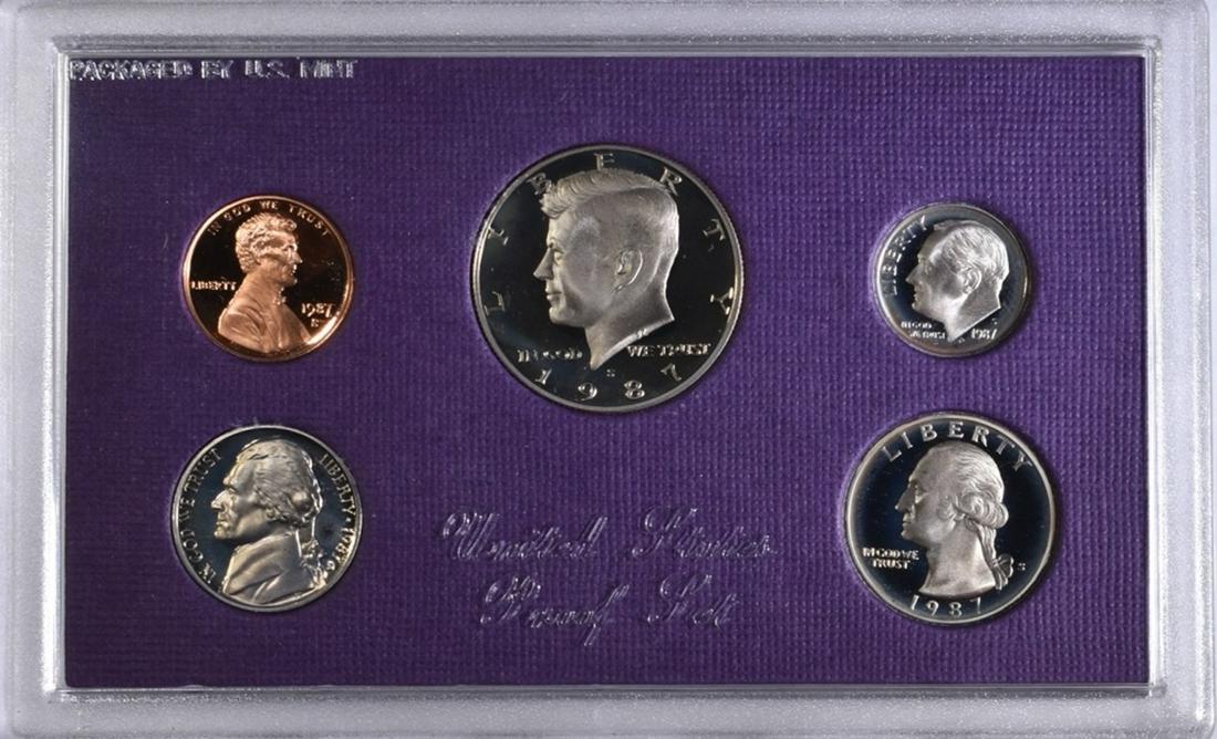1987 (2), 90-94 US MINT PROOF SETS (1 of 3)