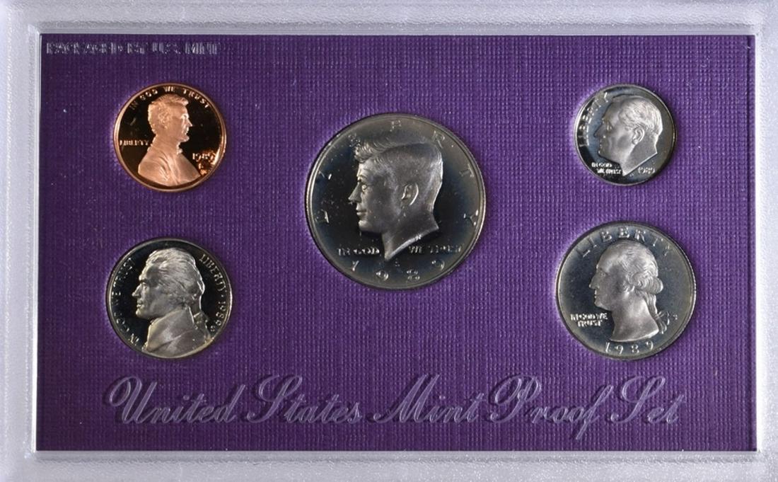 1989 (3), 91-94 US MINT PROOF SETS (1 of 3)