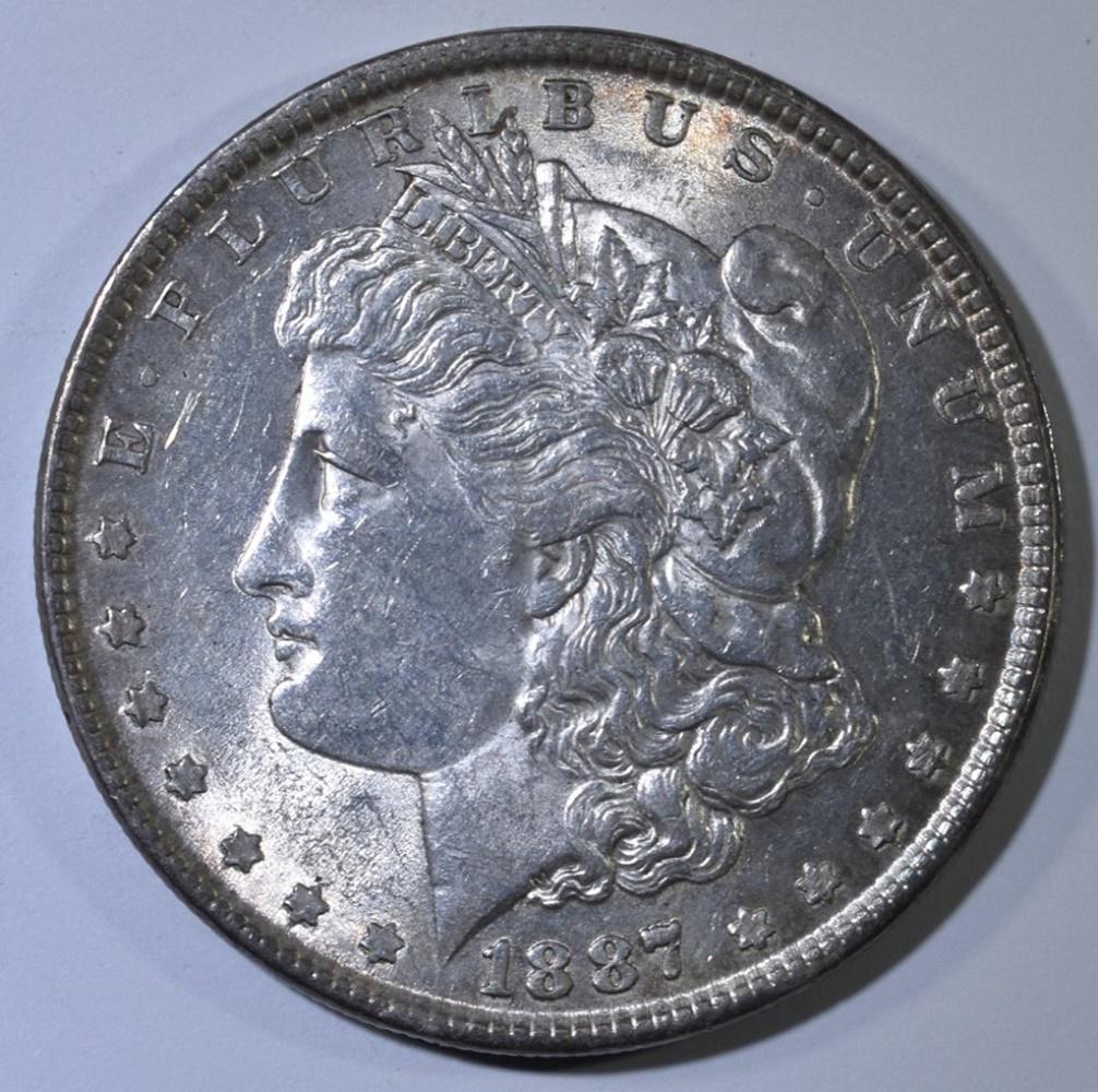 1887 MORGAN DOLLAR CH BU (1 of 2)