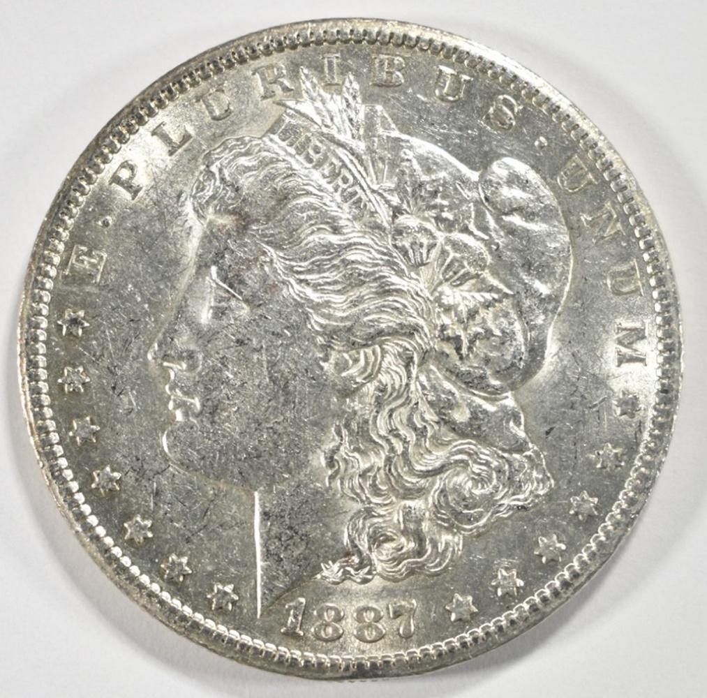 1887-S MORGAN DOLLAR CH AU (1 of 2)