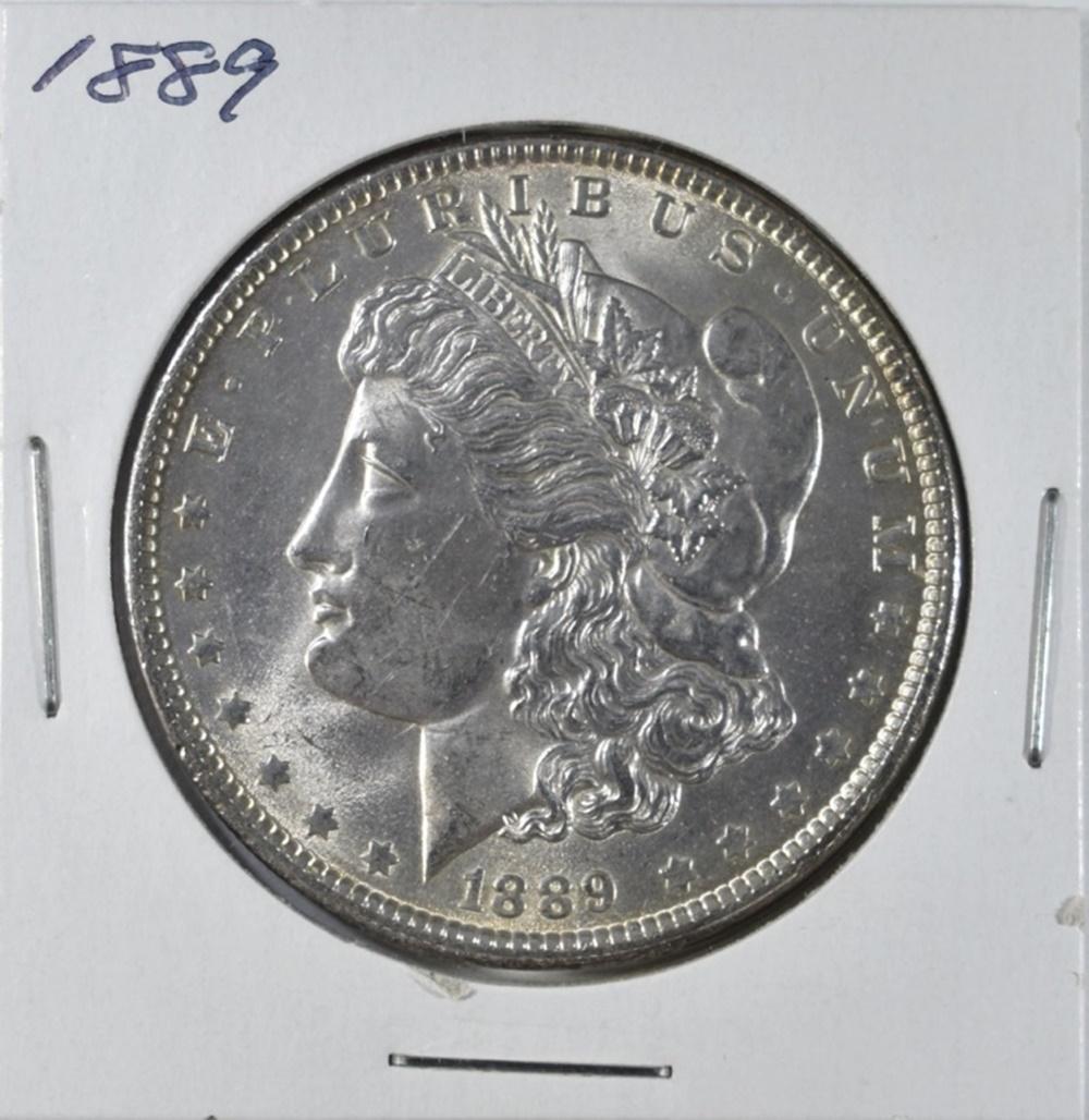 1889 MORGAN DOLLAR CH BU (1 of 2)