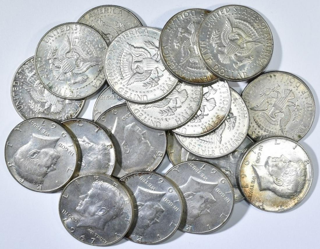 10 FACE 40 SILVER KENNEDY HALVES Mar 23, 2023 Silver City