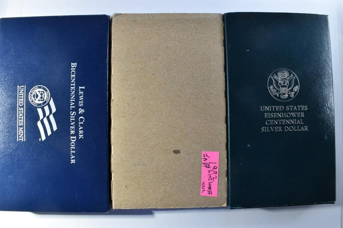 (3) COMMEM SILVER DOLLARS (1 of 3)