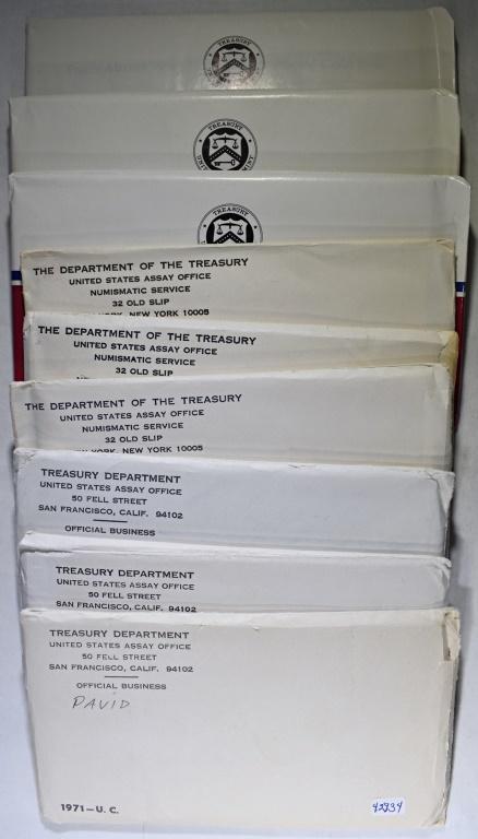 (3) 1971, (3) 72, (3) 87 US MINT SETS (1 of 3)