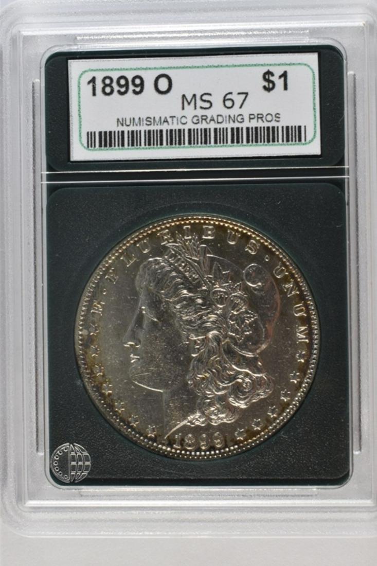 1899-O MORGAN DOLLAR NGP SUPERB GEM BU (1 of 4)