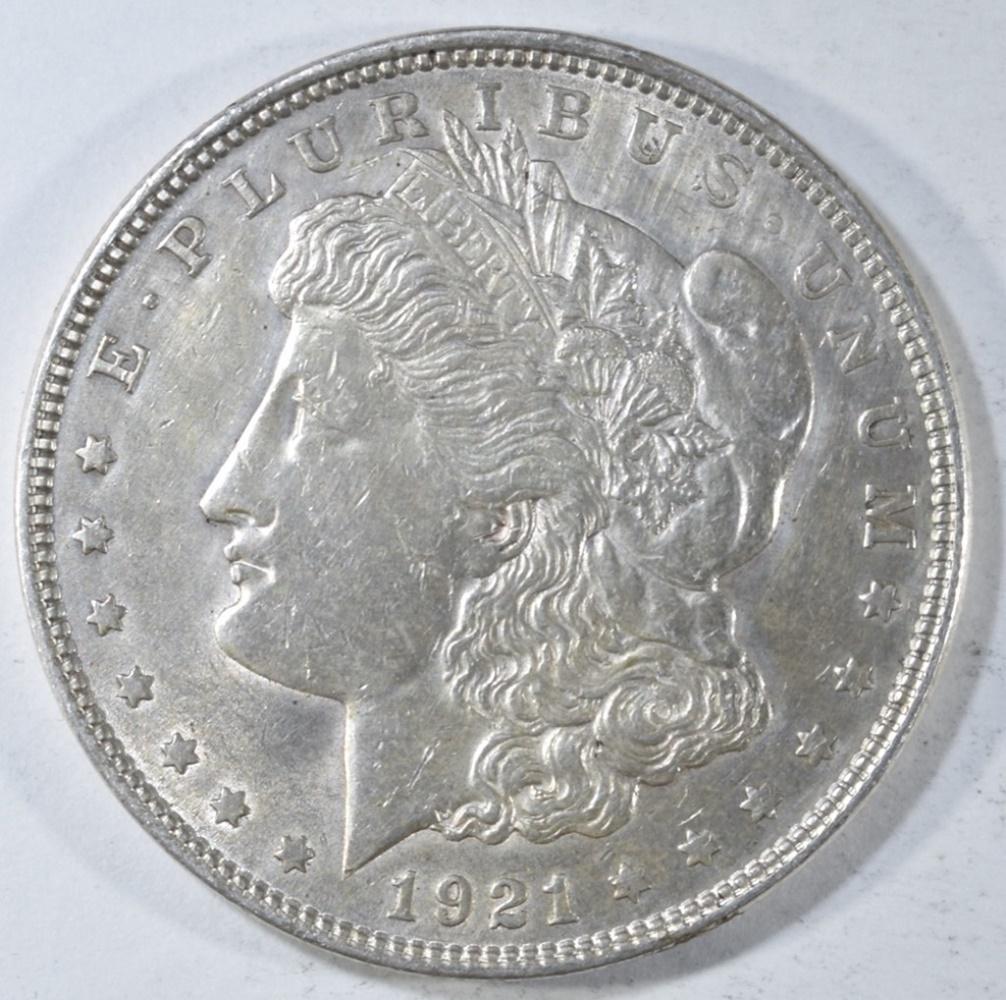 1921 MORGAN DOLLAR BU (1 of 2)