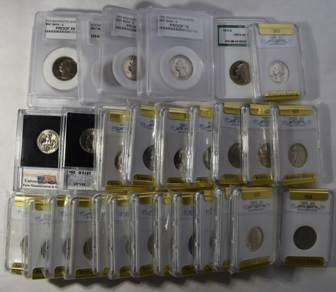 COLLECTORS LOT WASHINGTON QUARTERS (1 of 3)