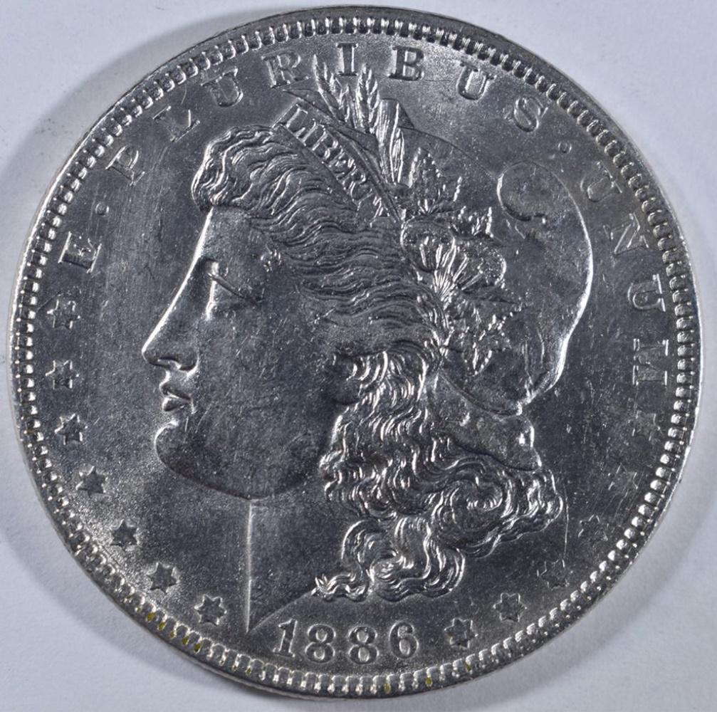1886 MORGAN DOLLAR CH BU (1 of 2)