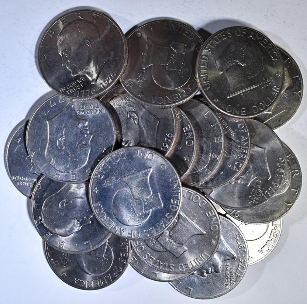 (20) MIXED DATE EISENHOWER DOLLARS (1 of 2)