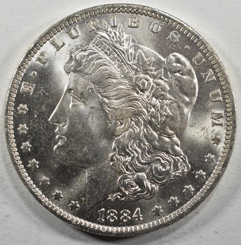 1884-O MORGAN DOLLAR CH BU (1 of 2)