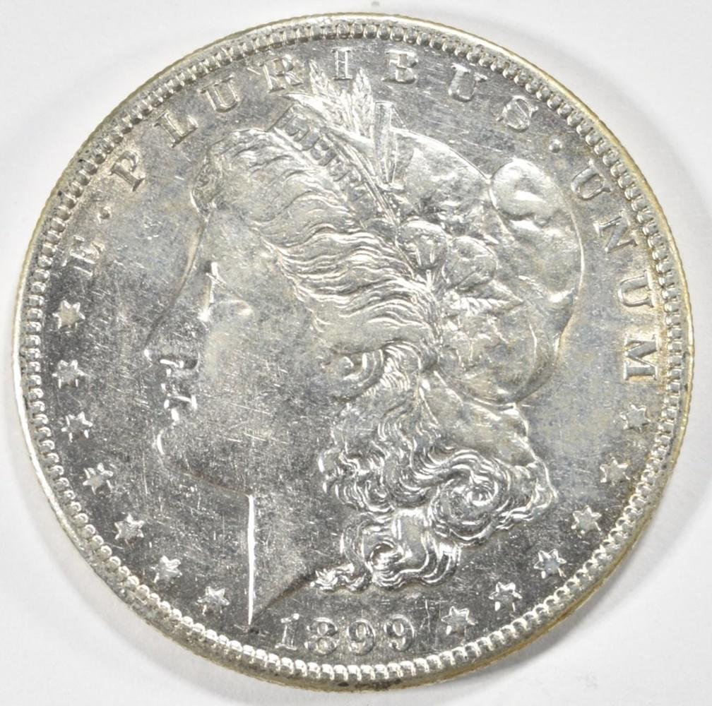 1899-S MORGAN DOLLAR CH AU (1 of 2)