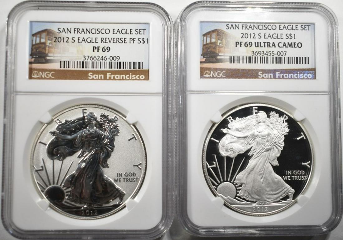 COLLECTORS LOT AMERICAN SILVER EAGLES (1 of 2)