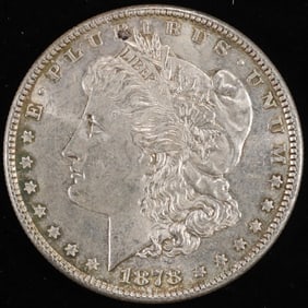 1878 7 TF REV 78 MORGAN DOLLAR BU