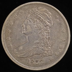 1837 BUST HALF DOLLAR XF