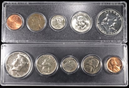 (2) 5-COIN TYPE SETS IN SLABS