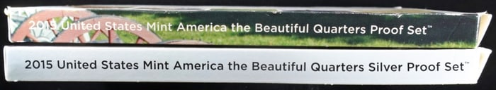 2015 US SILVER & CLAD QUARTERS PROOF SETS