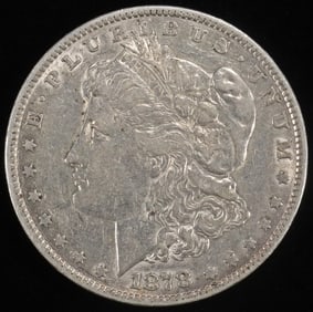 1878 7TF REV 78 MORGAN DOLLAR XF/AU