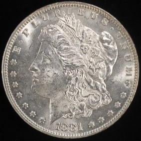 1881 MORGAN DOLLAR CH BU
