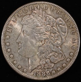 1886 MORGAN DOLLAR CH BU