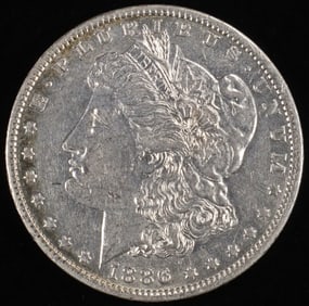 1886-O MORGAN DOLLAR AU