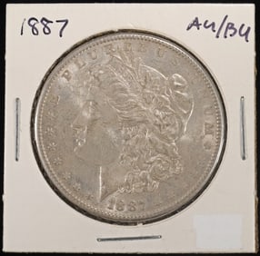 1887 MORGAN DOLLAR AU/BU