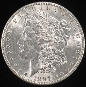 1897 MORGAN DOLLAR BU