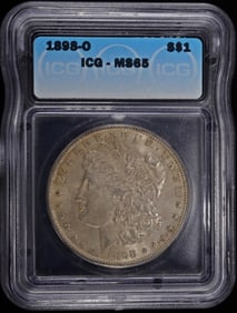 1898-O MORGAN DOLLAR ICG MS65