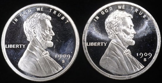 (2) 1 OZ .999 SILVER WHEAT CENT DESIGN ROUND
