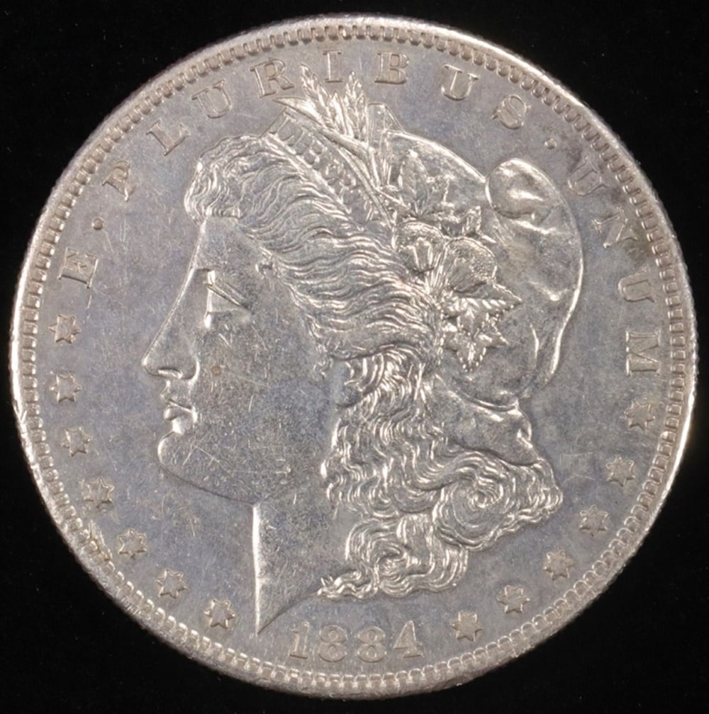1884-S MORGAN DOLLAR NICE BU (1 of 2)