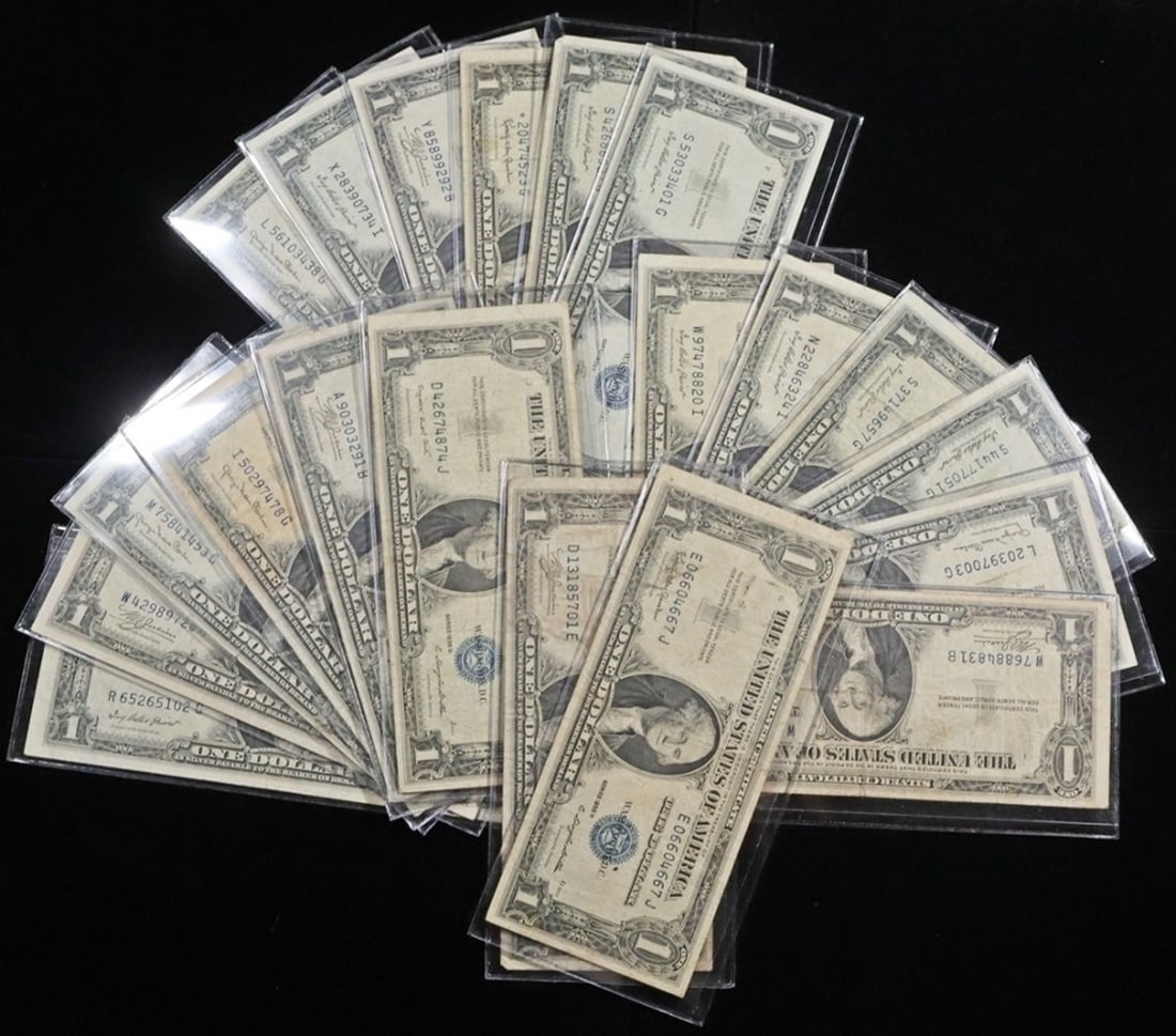 (20) 1935 $1 SILVER CERTIFICATES (1 of 2)