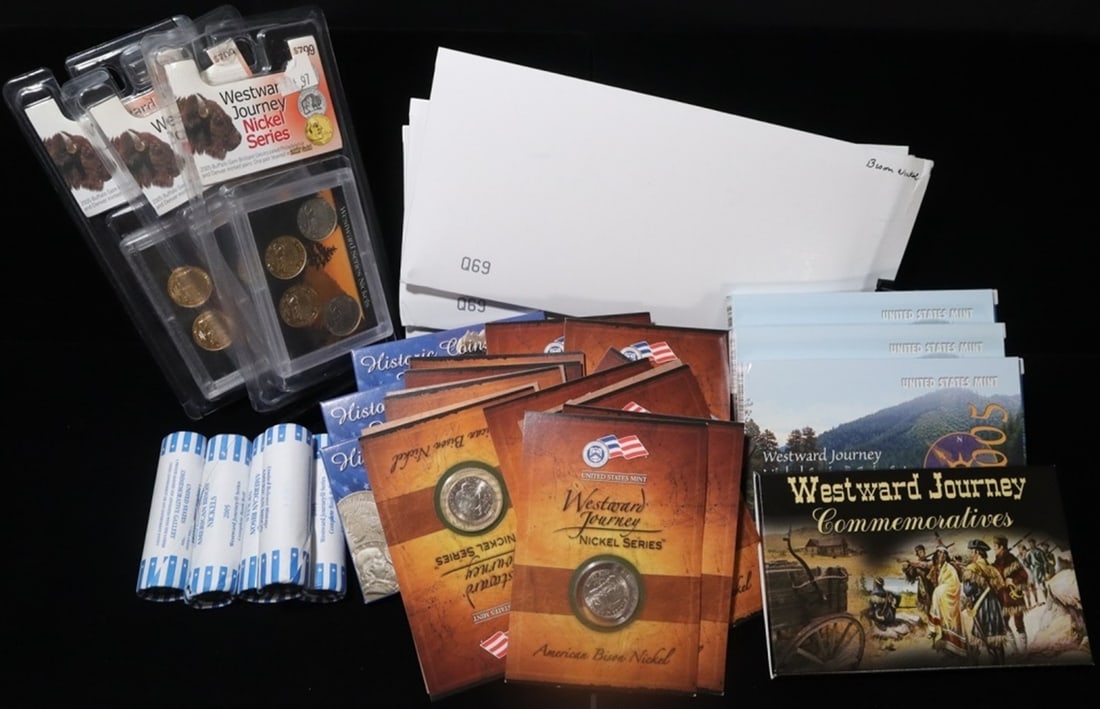 2005 AMER BISON JEFFERSON NICKEL COLLECTORS LOT (1 of 4)