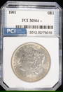 1901 MORGAN DOLLAR PCI CH/GEM BU