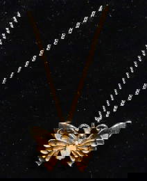 14K BUTTERFLY PENDANT AND CHAIN (3.7 GRAMS)