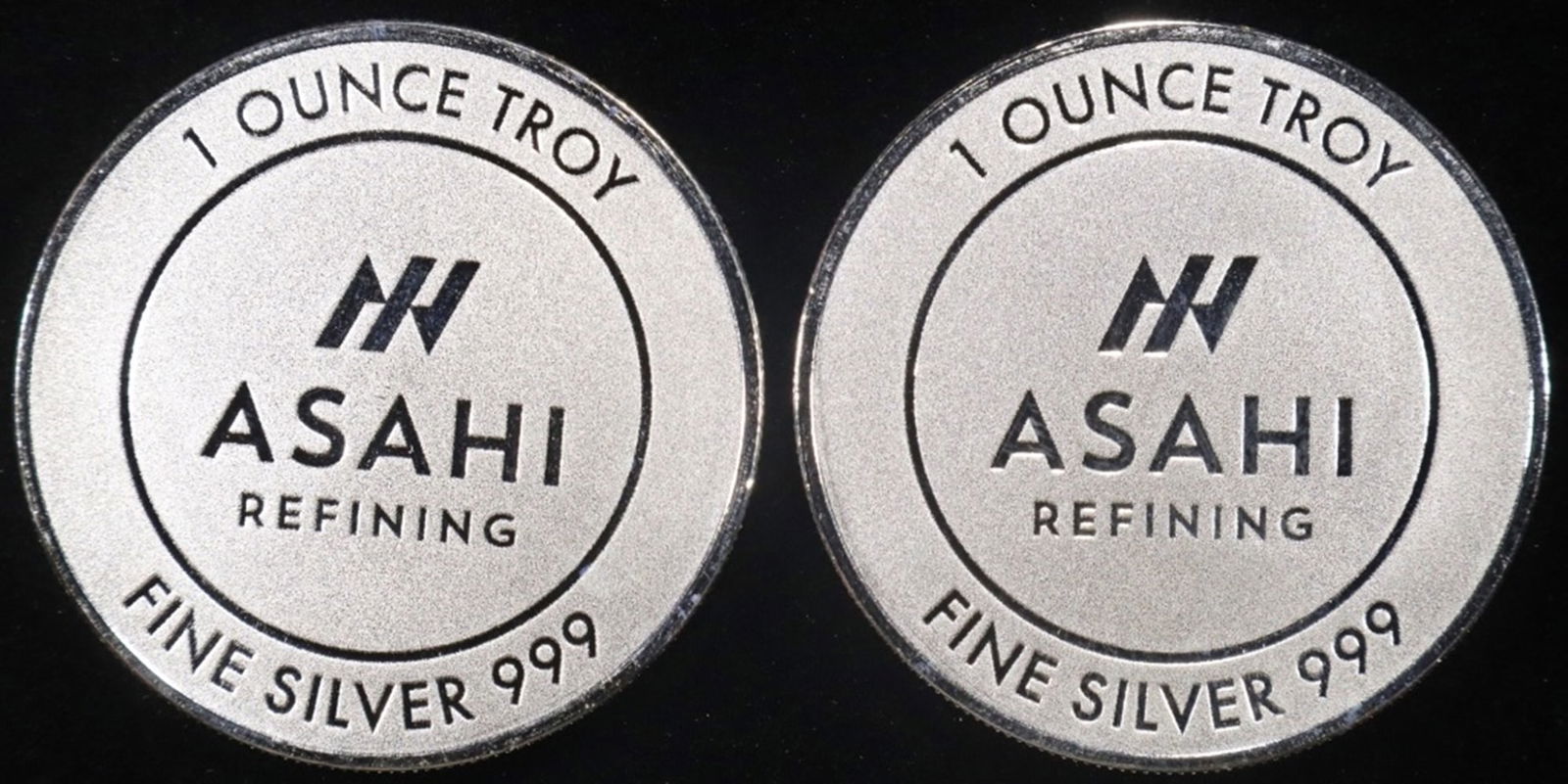(2) 1 OZ .999 SILVER ASAHI ROUNDS (1 of 2)