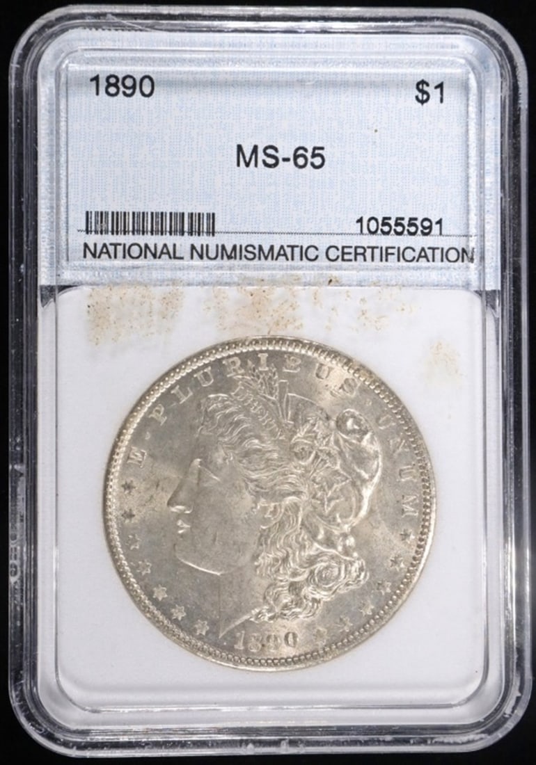 1890 MORGAN DOLLAR NNC MS65 (1 of 4)