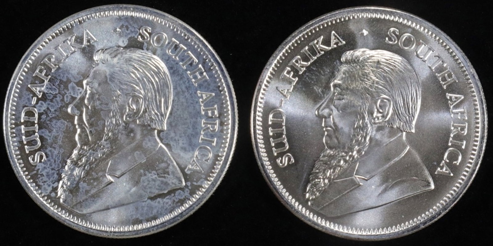 (2) 1 OZ .999 SILVER 2021 KRUGERRAND ROUNDS (1 of 2)