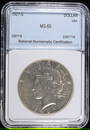 1927-S PEACE DOLLAR NNC GEM BU