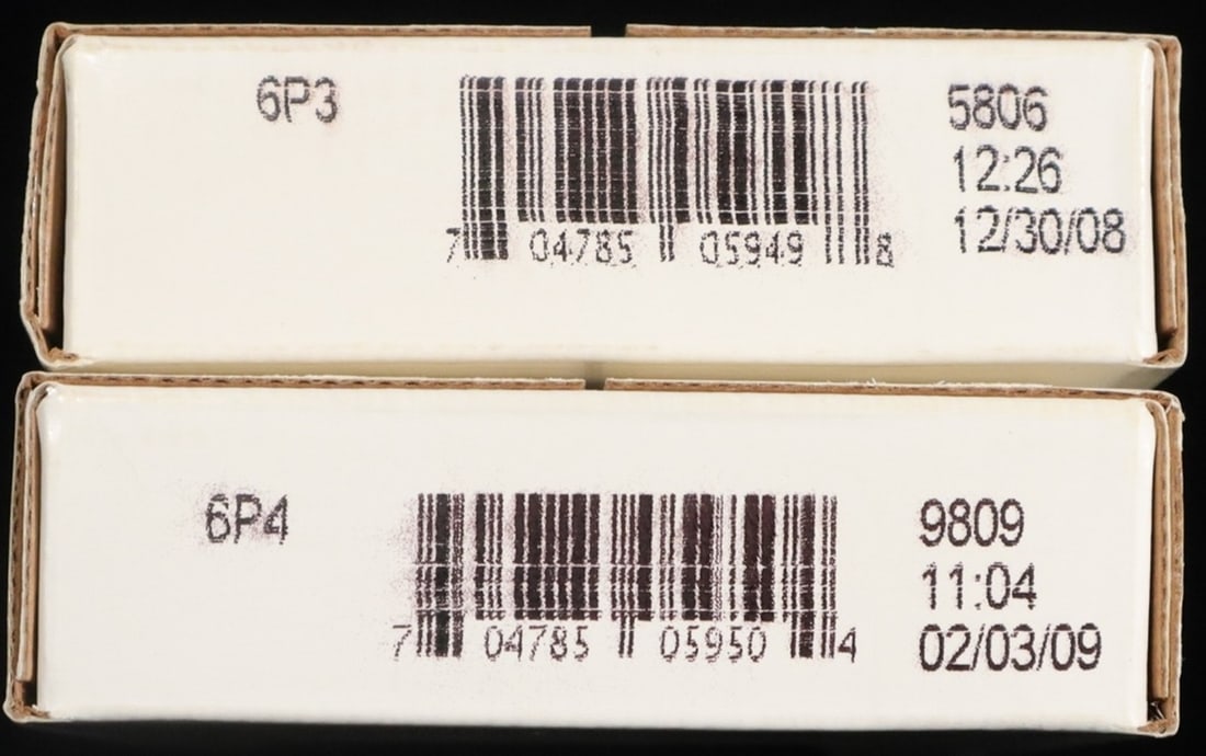 2008-P & 2009-D SACAGAWEA $1 ROLLS: IN SEALED BOXES ESTIMATE $120 - $170.