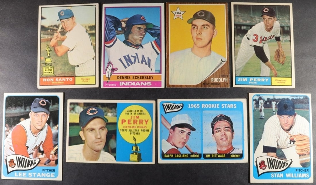 (7) 1960s & (1) 1976 TOPPS BASEBALL CARDS (1 of 2)